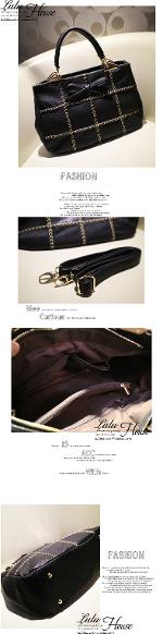 หมดค่ะ กระเป๋าLuluhouse รุ่น L110-02claretbl/cl กระเป๋าสไตล์เกาหลี งานคุณภาพของแท้ 